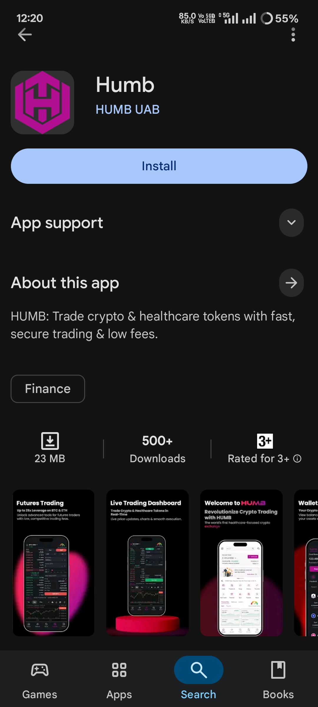 Download the HUMB crypto trading app – Secure and regulated digital asset platform